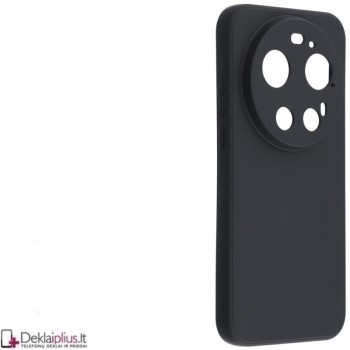 Guminis dėklas su kameros apsauga - juodas (Xiaomi 17 Ultra) Guminis dėklas su kameros apsauga - juodas (Xiaomi 17 Ultra)